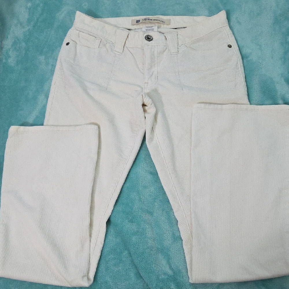 GAP, Women's Corduroy Cream Jeans